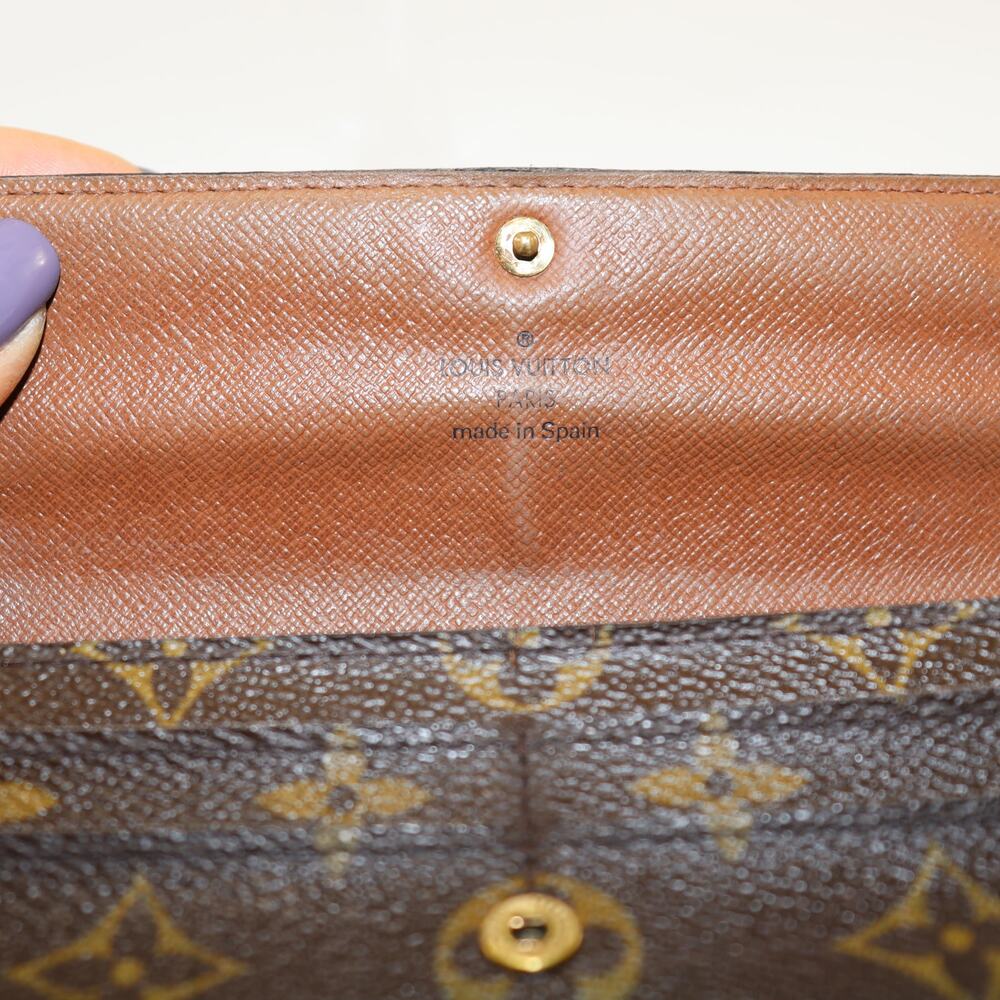Louis‎ Vuitton Monogram Sarah Long Wallet Restored Classic CA5008 - Picture 7 of 8